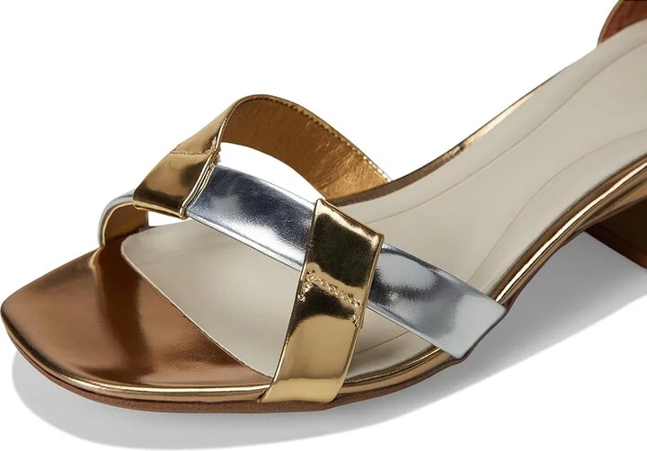 Franco Sarto Nerissa Women's Sandals Bronze/Gold/Silver : 9 M, Leather - Image 7