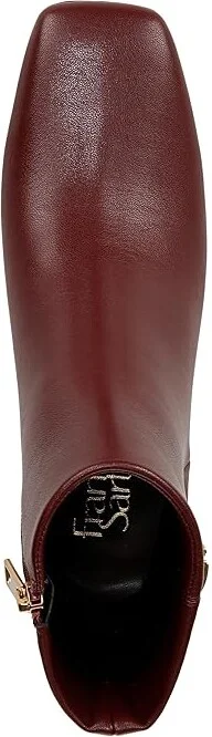 Franco Sarto Noah Women's Boots Berry Red : 6.5 M, Leather - Image 2
