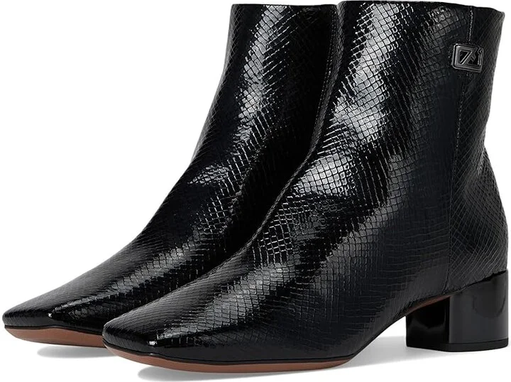 Franco Sarto Noah Women's Boots Black Snake : 5.5 M, Leather