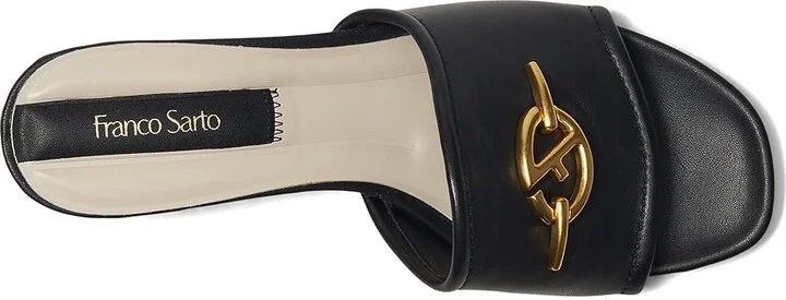 Franco Sarto Noreen Women's Sandals Black : 5.5 M, Leather - Image 2