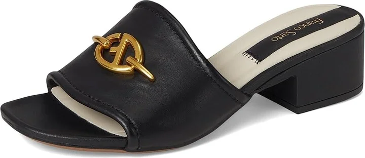 Franco Sarto Noreen Women's Sandals Black : 5.5 M, Leather - Image 5