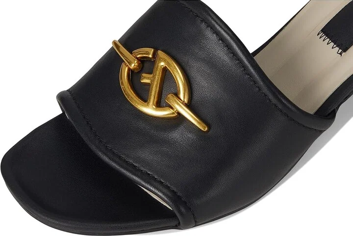 Franco Sarto Noreen Women's Sandals Black : 5.5 M, Leather - Image 7