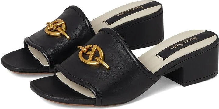 Franco Sarto Noreen Women's Sandals Black : 5.5 M, Leather