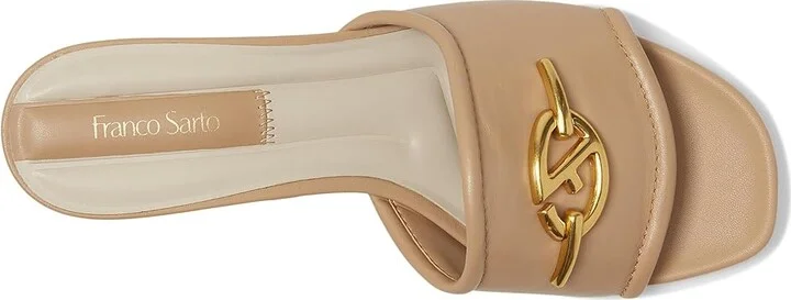 Franco Sarto Noreen Women's Sandals Latte Beige : 8.5 M, Leather - Image 2