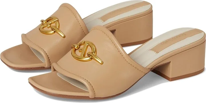 Franco Sarto Noreen Women's Sandals Latte Beige : 8.5 M, Leather