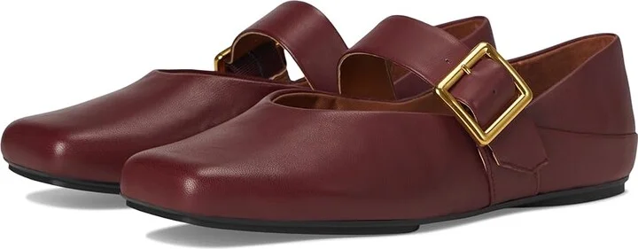 Franco Sarto Oakes Women's Flat Shoes Bordo Red : 11 M, Leather