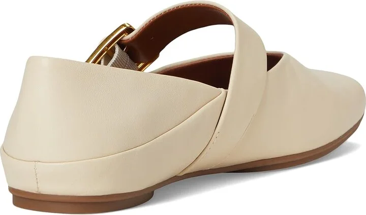 Franco Sarto Oakes Women's Flat Shoes Ivory White : 5.5 M, Leather - Image 4