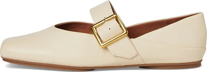 Franco Sarto Oakes Women's Flat Shoes Ivory White : 5.5 M, Leather - Image 6