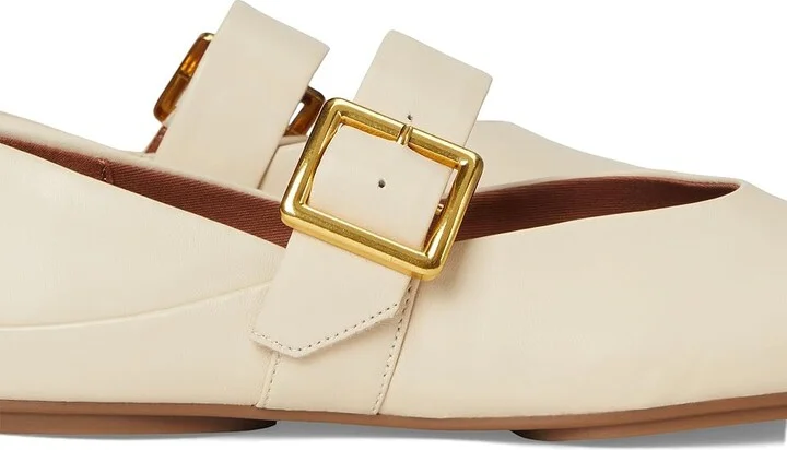 Franco Sarto Oakes Women's Flat Shoes Ivory White : 5.5 M, Leather - Image 7