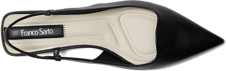 Franco Sarto Palmira High Women's Heels Black : 7 W, Leather/Rubber - Image 2