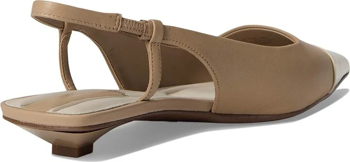 Franco Sarto Palmira High Women's Heels Latte Beige Leather : 6 M, Leather/Rubber - Image 4