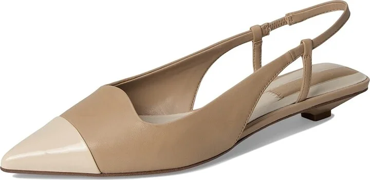 Franco Sarto Palmira High Women's Heels Latte Beige Leather : 6 M, Leather/Rubber - Image 5