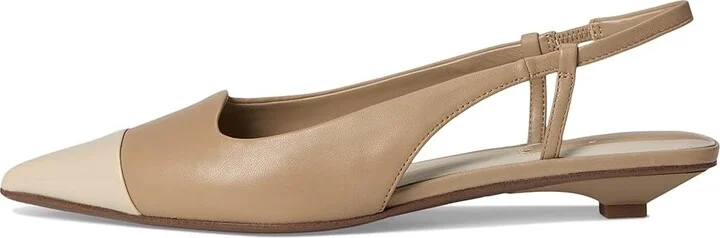 Franco Sarto Palmira High Women's Heels Latte Beige Leather : 6 M, Leather/Rubber - Image 6