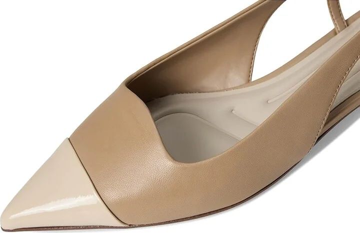 Franco Sarto Palmira High Women's Heels Latte Beige Leather : 6 M, Leather/Rubber - Image 7