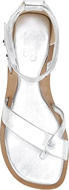 Franco Sarto Parker Women's Shoes Silver Leather : 8.5 M - Image 2