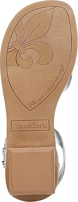 Franco Sarto Parker Women's Shoes Silver Leather : 8.5 M - Image 3