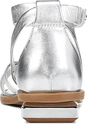 Franco Sarto Parker Women's Shoes Silver Leather : 8.5 M - Image 4