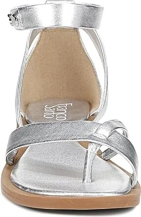 Franco Sarto Parker Women's Shoes Silver Leather : 8.5 M - Image 5