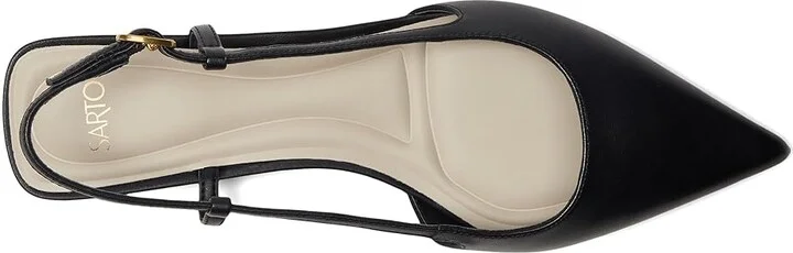 Franco Sarto Pheby Slingback Shoes Women's Shoes Black : 9 M, Leather - Image 2