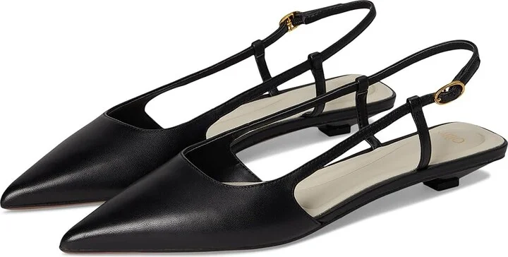 Franco Sarto Pheby Slingback Shoes Women's Shoes Black : 9 M, Leather