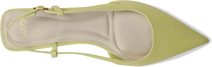 Franco Sarto Pheby Slingback Shoes Women's Shoes Green : 9.5 M, Leather - Image 2