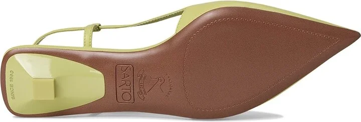 Franco Sarto Pheby Slingback Shoes Women's Shoes Green : 9.5 M, Leather - Image 3