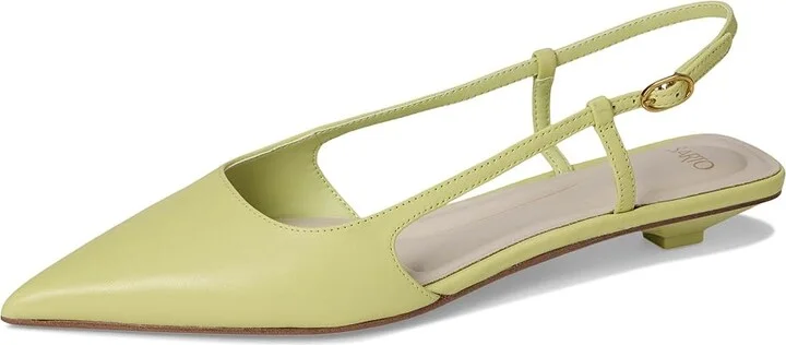 Franco Sarto Pheby Slingback Shoes Women's Shoes Green : 9.5 M, Leather - Image 5