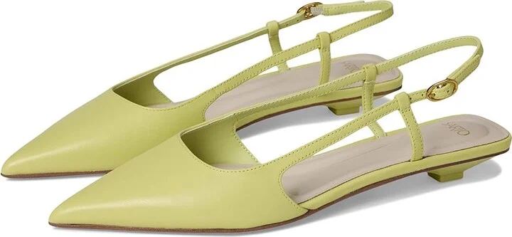 Franco Sarto Pheby Slingback Shoes Women's Shoes Green : 9.5 M, Leather