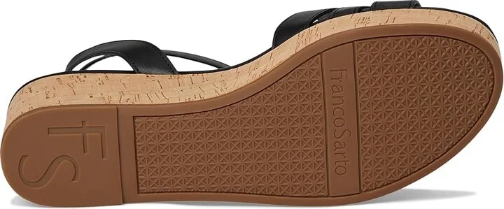 Franco Sarto Pheobe Women's Sandals Black : 6 M, Faux Leather - Image 3