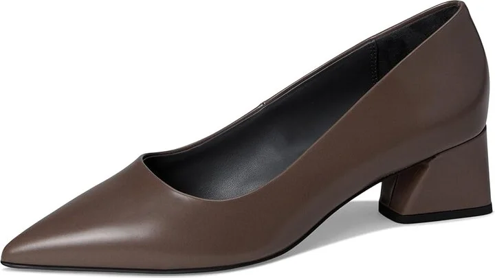 Franco Sarto Racer Pump High Women's Heels Truffle Brown Leather : 5.5 M, Leather/Rubber - Image 5