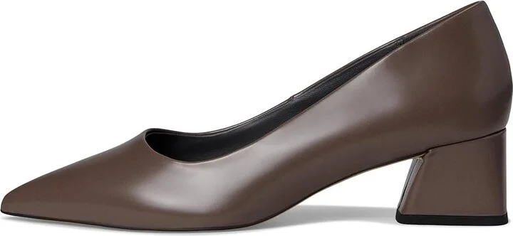 Franco Sarto Racer Pump High Women's Heels Truffle Brown Leather : 5.5 M, Leather/Rubber - Image 6