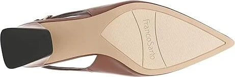 Franco Sarto Racer Women's Shoes Acorn Brown Leather : 8 M, Textile/Suede/Leather - Image 3