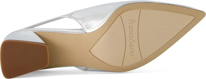 Franco Sarto Racer Women's Shoes Silver Metallic : 6 M, Textile/Suede/Leather - Image 3