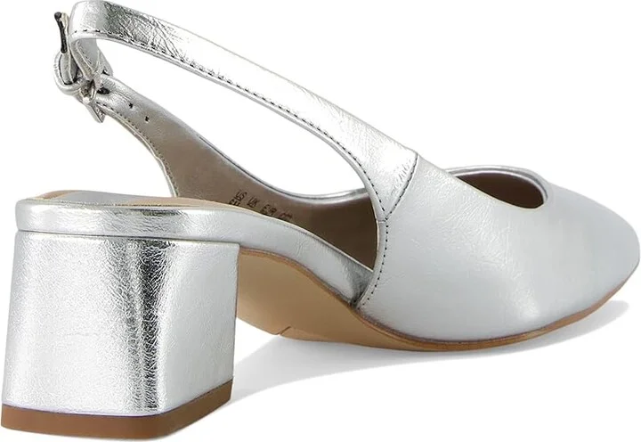 Franco Sarto Racer Women's Shoes Silver Metallic : 6 M, Textile/Suede/Leather - Image 4