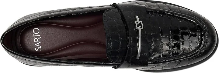 Franco Sarto Riley Women's Shoes Black Croco : 7 M, Leather - Image 2