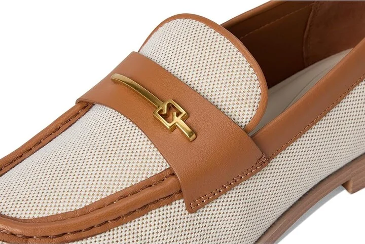 Franco Sarto Riley Women's Shoes Latte Tan : 7.5 M, Canvas/Leather/Suede - Image 7