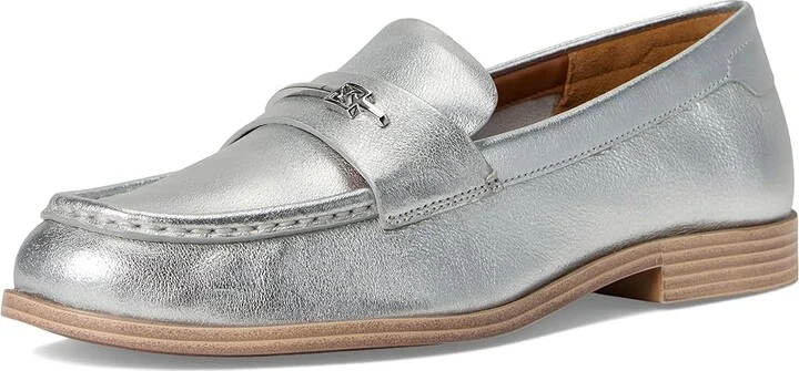 Franco Sarto Riley Women's Shoes Silver : 5.5 M, Leather/Rubber/Suede - Image 5