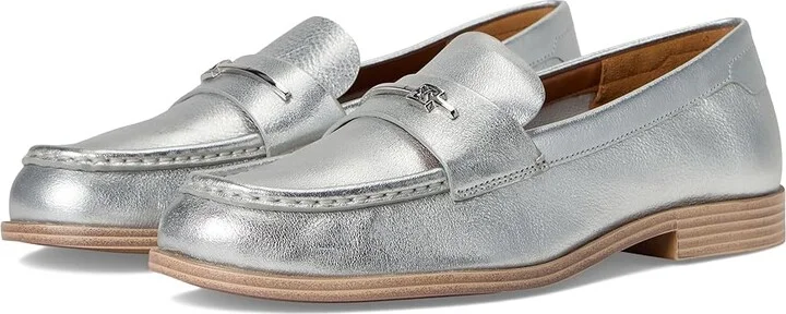 Franco Sarto Riley Women's Shoes Silver : 5.5 M, Leather/Rubber/Suede