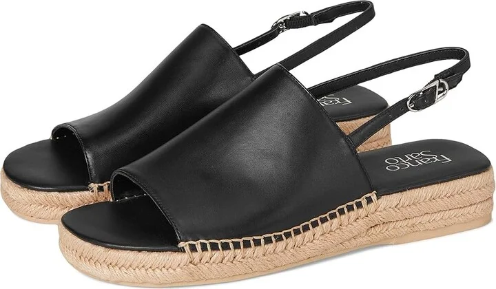 Franco Sarto Rune Women's Sandals Black : 6.5 M, Leather