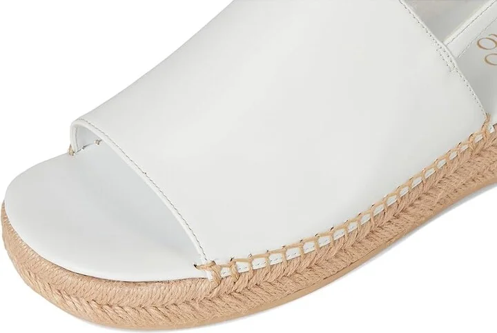 Franco Sarto Rune Women's Sandals Bright White : 7.5 M, Leather - Image 7