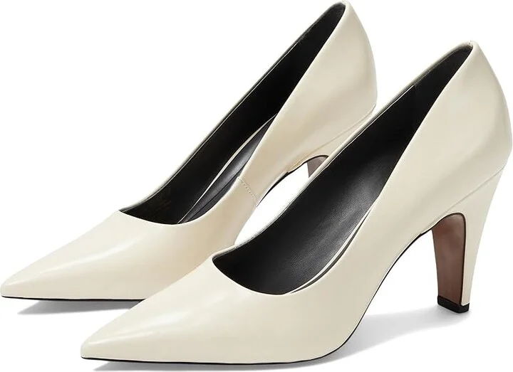 Franco Sarto Sage Women's Sandals Vanilla White : 6 M, Leather/Rubber