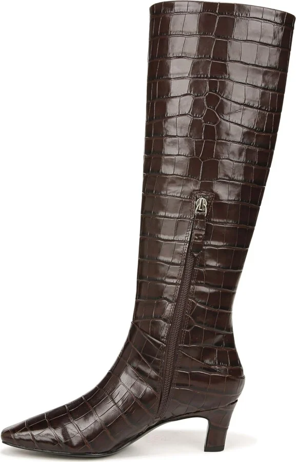 Brown Croc Leather