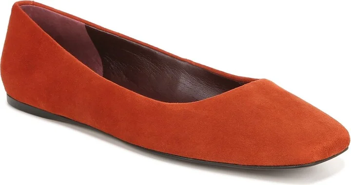 Brick Orange Suede