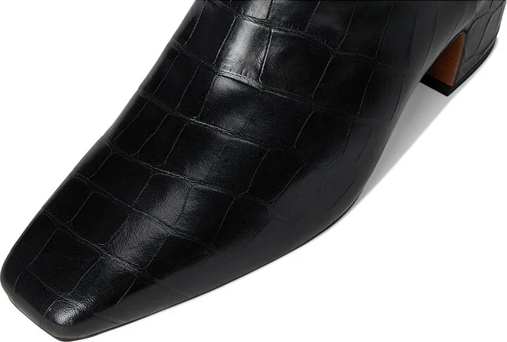 Franco Sarto Saydie Women's Boots Black Croc Print : 6.5 M, Suede/Leather - Image 2