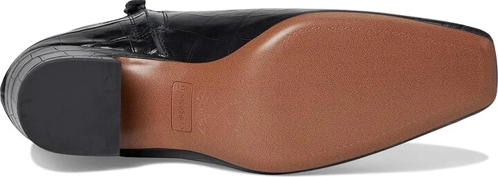 Franco Sarto Saydie Women's Boots Black Croc Print : 6.5 M, Suede/Leather - Image 3