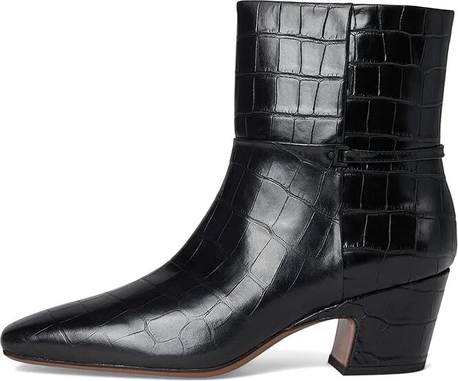 Franco Sarto Saydie Women's Boots Black Croc Print : 6.5 M, Suede/Leather - Image 6