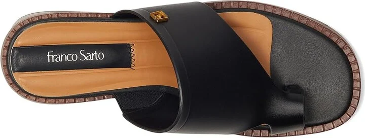 Franco Sarto Sia Women's Sandals Black : 7 M, Leather/Rubber - Image 2