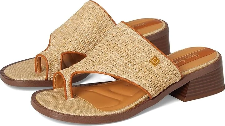 Franco Sarto Sia Women's Sandals Natural Beige : 9.5 M