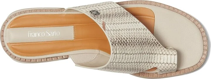 Franco Sarto Sia Women's Sandals Roccia Grey Snake : 11 M, Leather/Rubber - Image 2