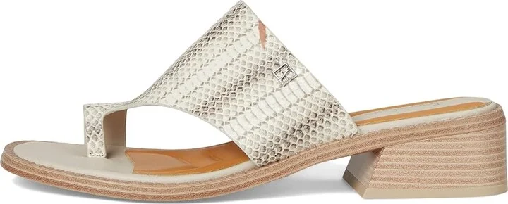 Franco Sarto Sia Women's Sandals Roccia Grey Snake : 11 M, Leather/Rubber - Image 6
